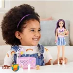  ست بازی عروسک باربی با موهای آبی Barbie Skipper Babysitter کد HJY33