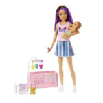 عروسک باربی با شغل پرستار کودک Skipper Babysitter کد HJY33