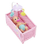 عروسک باربی با شغل پرستار کودک Skipper Babysitter کد HJY33