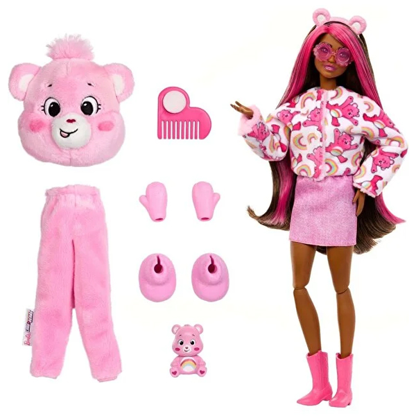 عروسک باربی سوپرایزی مدل Cutie Reveal Care Bear کد JCN95