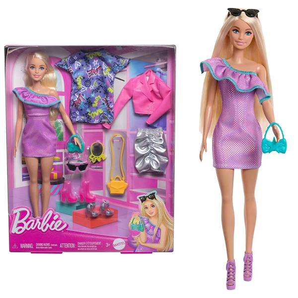 عروسک باربی فشن مدل Clothes and Accessories کد HYT61