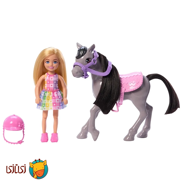 عروسک باربی چلسی و اسب کوچک Barbie Chelsea - کد HTK29 عروسک باربی چلسی و اسب کوچک Barbie Chelsea - کد HTK29