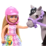 عروسک باربی چلسی و اسب کوچک Barbie Chelsea - کد HTK29