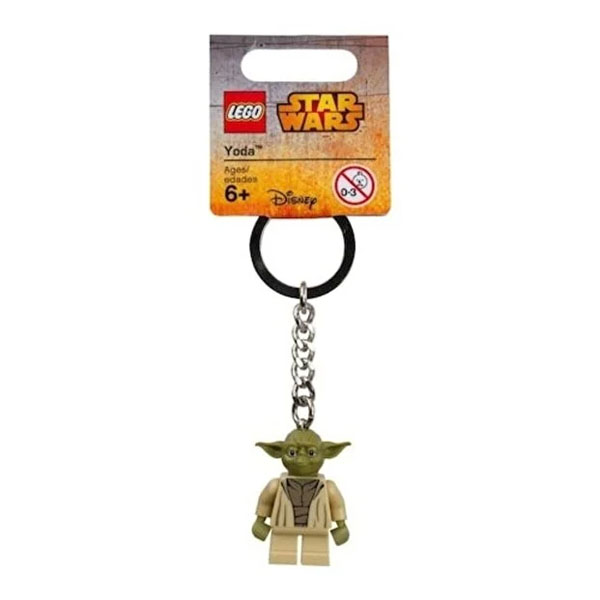 لگو جا کلیدی سری استاروارز مدل Yoda Key Chain کد 853449