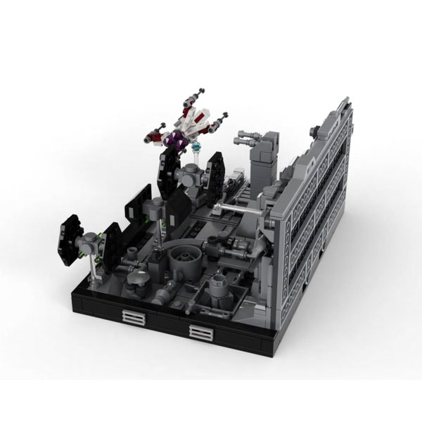 لگو سری استاروارز مدل Death Star Trench Run Diorama کد 75329