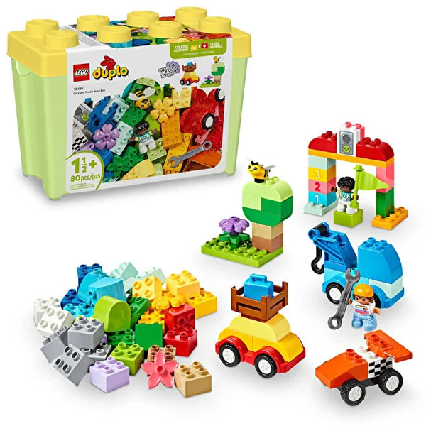 لگو سری دوپلو مدل Cars and Trucks Brick Box کد 10439