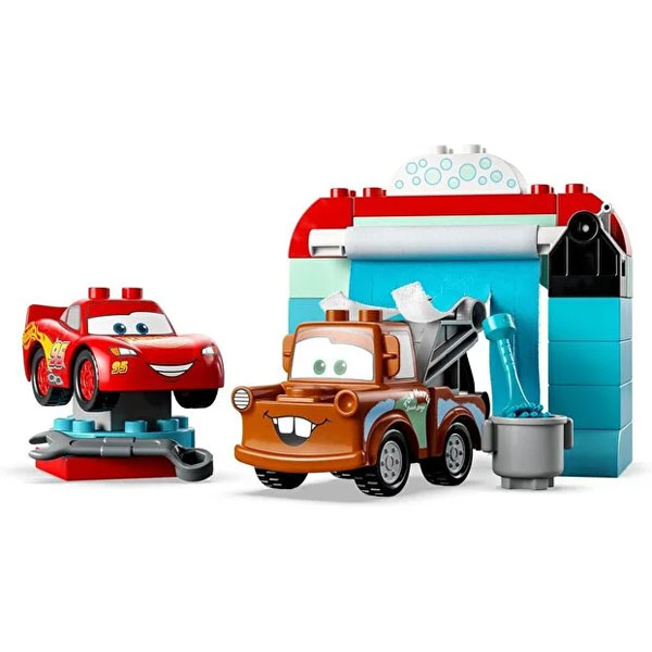 لگو سری دوپلو مدل Lightning Mc Queen &amp Mater's Car Wash Fun کد 10996