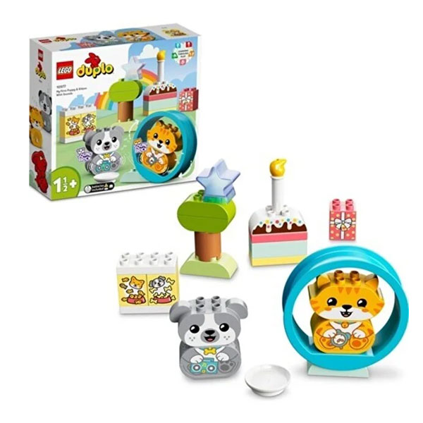 لگو سری دوپلو مدل My First Puppy & Kitten With Sounds کد 10977
