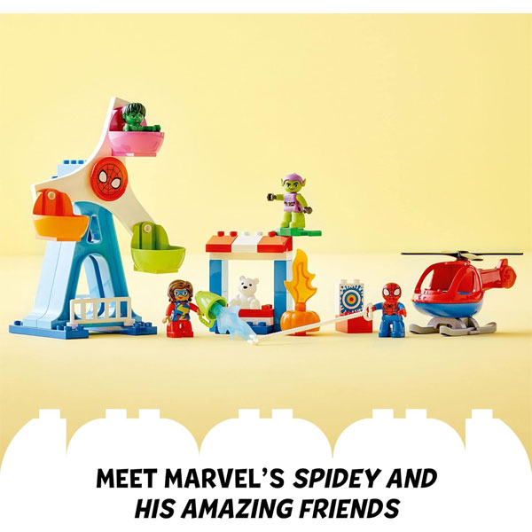 لگو سری دوپلو مدل Spider Man & Friends Funfair Adventure کد 10963