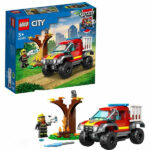لگو سری سیتی مدل 4x4 Fire Truck Rescue کد 60393