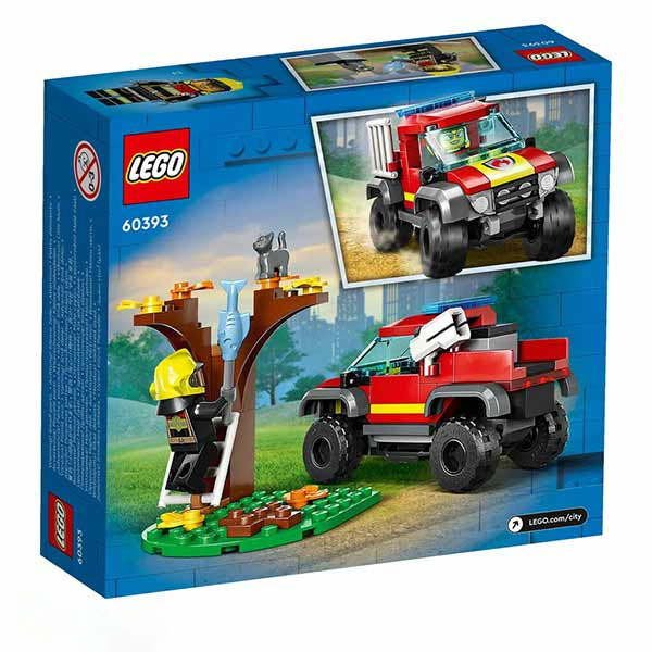 لگو سری سیتی مدل 4x4 Fire Truck Rescue کد 60393