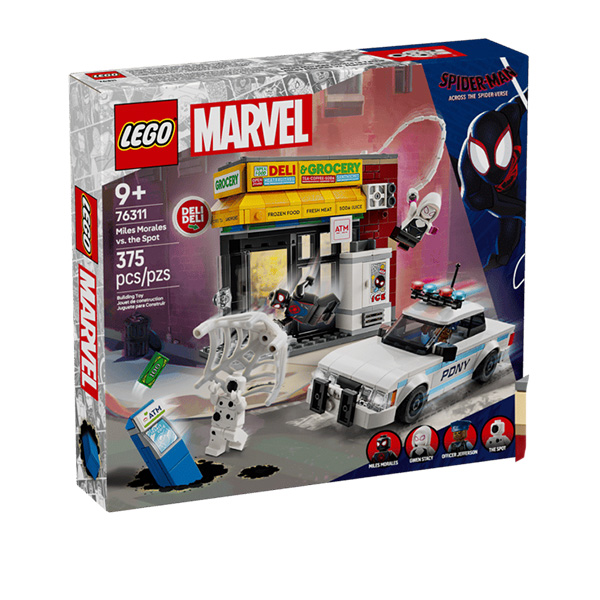لگو سری مارول مدل Miles Morales and Spot fight in the Spiderverse supermarket کد 76311