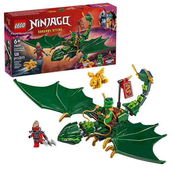 لگو سری نینجاگو مدل Lloyd’s Green Forest Dragon کد 71829