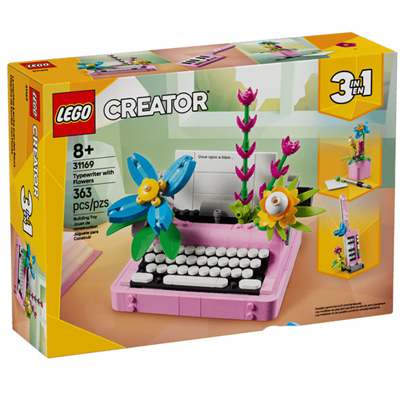 لگو سری کریتور مدل Typewriter with Flowers کد 31169