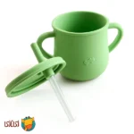 لیوان سیلیکونی کودک با نی جوجوببک jojobebek Silicone Cup مدل 002