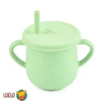 لیوان سیلیکونی کودک با نی جوجوببک jojobebek Silicone Cup مدل 002