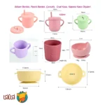 لیوان سیلیکونی کودک با نی جوجوببک jojobebek Silicone Cup مدل 002