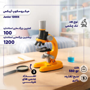 میکروسکوپ دانش آموزی آیبکس مدل Junior 1200x