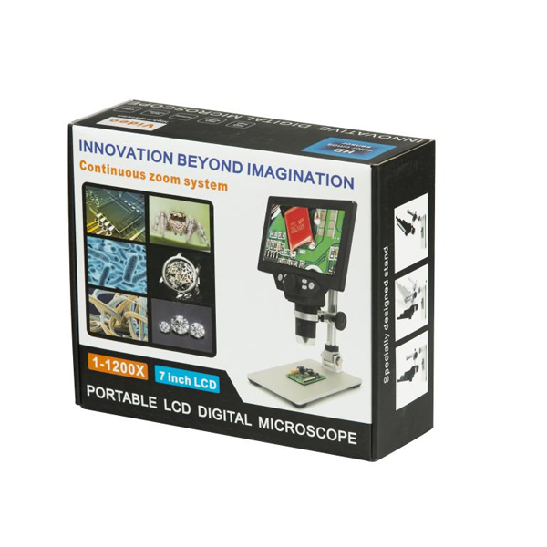 میکروسکوپ دیجیتال زیتازی مدل ZitaCam G1200 - با بزرگنمایی 1200 برابر و صفحه نمایش 7 اینچی به همراه نور کمکی