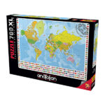 پازل 700 تکه XL آناتولین طرح World Political Map کد 2703