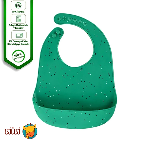 پیش‌بند قابل تنظیم سیلیکونی جوجوببک jojobebek Silicone Bib