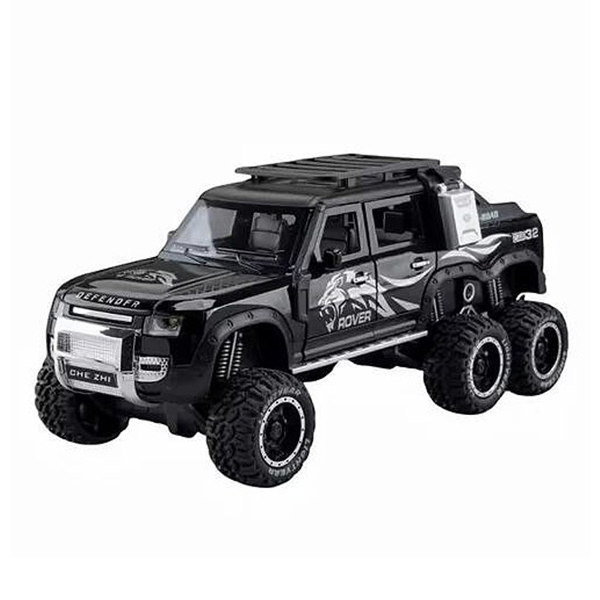 ماکت ماشین عقبکش مدل Land Rover Defender Six Wheels