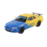 ماکت ماشین نیسان مدل Skyline GTR-R34 عقب کش مقیاس 1:24
