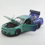 ماکت ماشین عقب کش چه ژی مدل نیسان Skyline GTR-R34