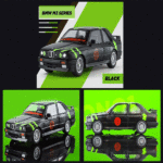 ماکت ماشین عقبکش مدل BMW M3 مقیاس 1:24