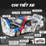 ماکت ماشین عقبکش مدل BMW M3 مقیاس 1:24