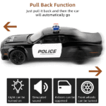 ماکت ماشین عقبکش مدل Dodge Challenger police مقیاس 1:24