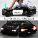 ماکت ماشین عقبکش مدل Dodge Challenger police مقیاس 1:24