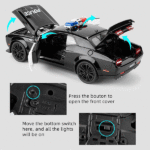 ماکت ماشین عقبکش مدل Dodge Challenger police مقیاس 1:24
