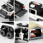 ماکت ماشین عقبکش مدل Ford raptor F150 کمپر مقیاس 1:24