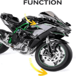 موتور شارژی مدل Kawasaki Ninja h2r دودزا