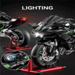 موتور شارژی مدل Kawasaki Ninja h2r دودزا