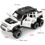 ماکت ماشین عقبکش مدل Land Rover Defender Six Wheels مقیاس 1:24