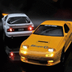 ماکت ماشین عقبکش مدلMazda RX7 مقیاس 1:24