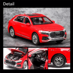 ماکت ماشین مدل Audi Q8 مقیاس 1:24