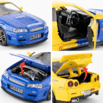 ماکت ماشین عقبکش مدل Nissan Skyline GTR-R34 مقیاس 1:24