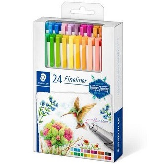 روان نویس نوک نمدی استدلر 24 رنگ Staedtler Fineliner