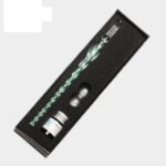 ست قلم شیشه‌ای  اکلیلی سبز برند Glass Pen