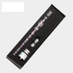 ست قلم شیشه‌ای اکلیلی صورتی روشن برند Glass Pen