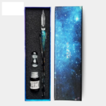 ست قلم شیشه‌ای فیروره ای نگینی برند Glass Pen
