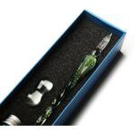 ست قلم شیشه‌ای لیمویی نگینی برند Glass Pen