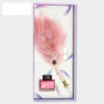 ست قلم پر قرمز با نوک شیشه‌ای Glass Pen