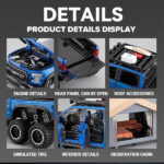 ماکت ماشین عقبکش مدل Ford raptor F150 کمپر مقیاس 1:24