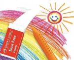 پاستل روغنی ۱۲ رنگ گریب دار فابر کاستل Grip erasable crayons