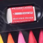 پاستل روغنی ۱۲ رنگ گریب دار فابر کاستل Grip erasable crayons