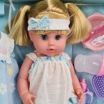 عروسک بیبی توبی جیش کن 6 کاره اورجینال با لباس و وسایل